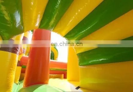 HI Professional factory top grade inflatable obstacles castle giant tunnel inflatable obstacle course