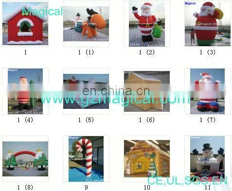 Christmas yard inflatable lamp/inflatable christmas