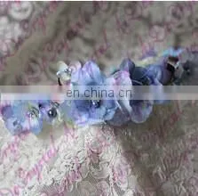 Aidocrystal elegance blue artificial flower crown fascinators, wedding party tiaras for women