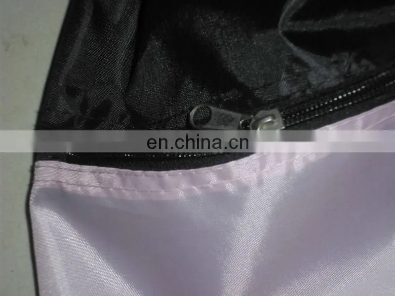 promotional drawstring bag with pockets zipper bag custom drawstring backpack 34*43cm