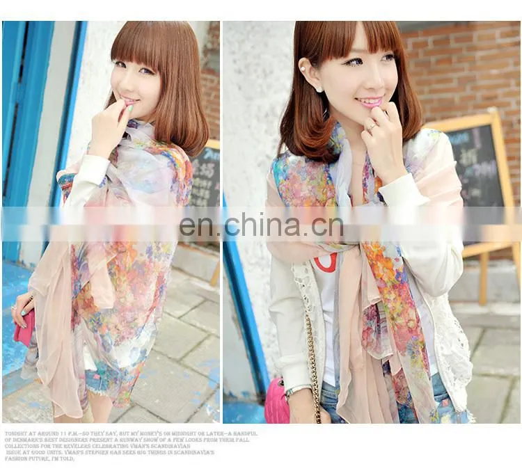2015Elegant and fashionable women's scarf beach dress autumn