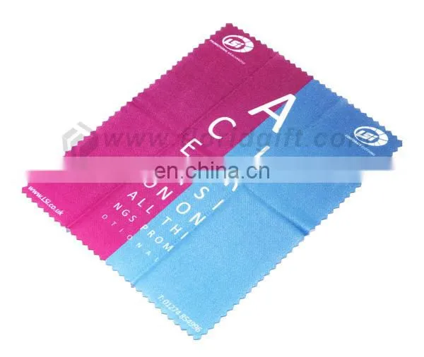 2017 custom print eyeglass microfiber lens cleaning cloths