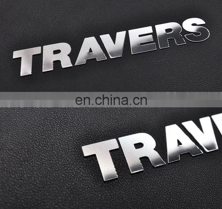 High Quality Adhesive Letters Stickers,Aluminum Separate Logo