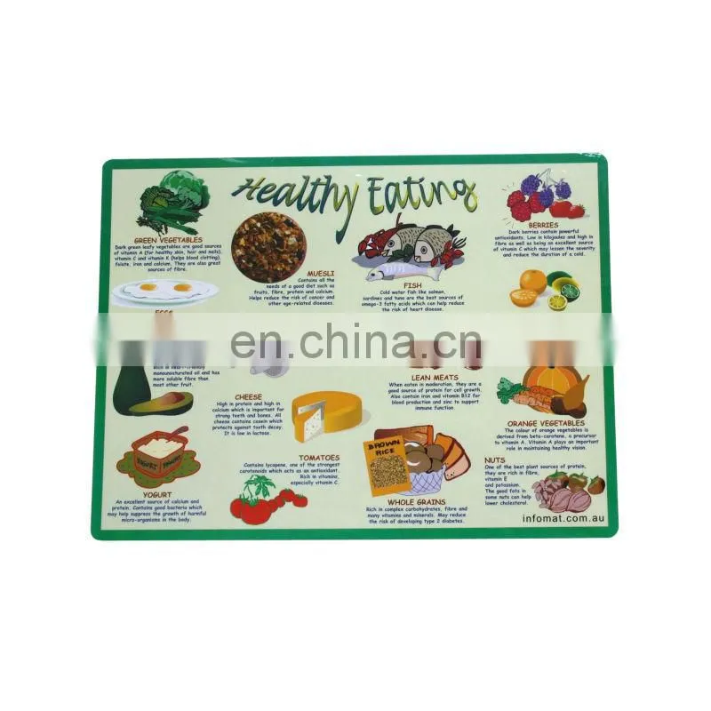 cheap top quality custom made pp wholesale placemats
