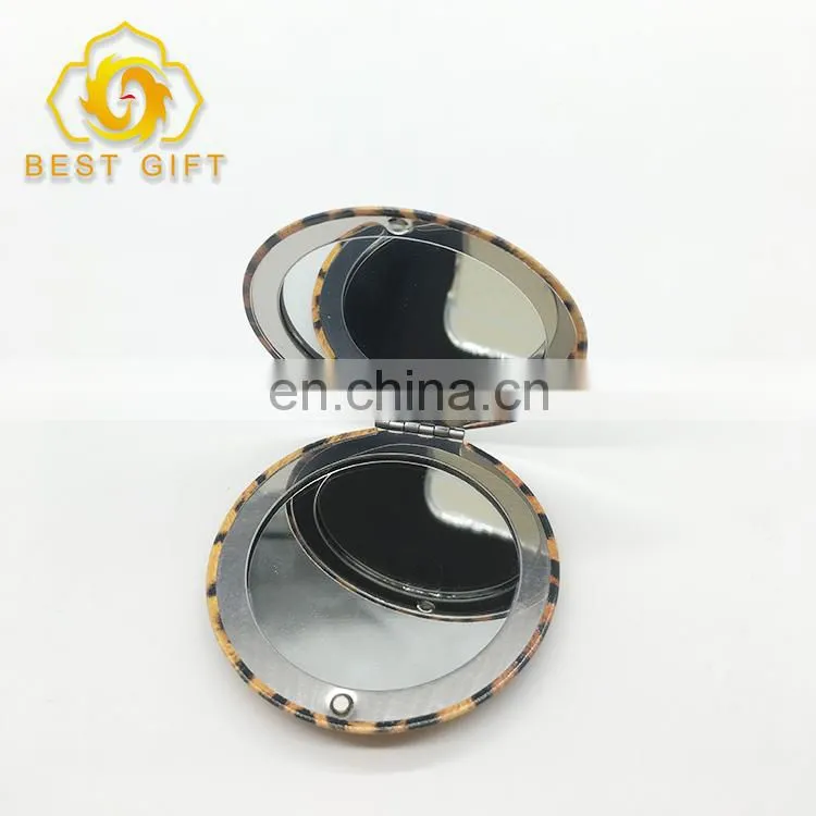 2017 New Cheap Custom Shape Hand Mirror With Two Glasses