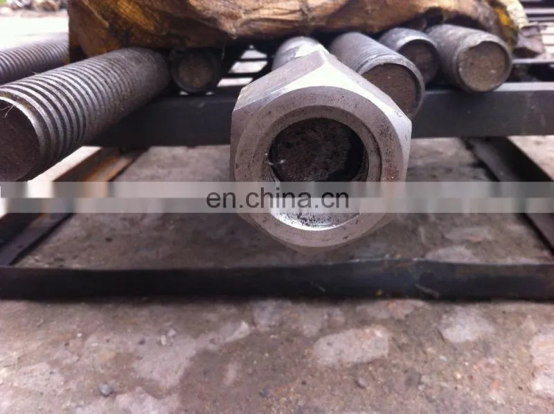 High quality Large size rolled screw thread round bar with nuts,screw bolt