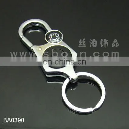 new products keychain led torch light hot selling mini compass led keychain