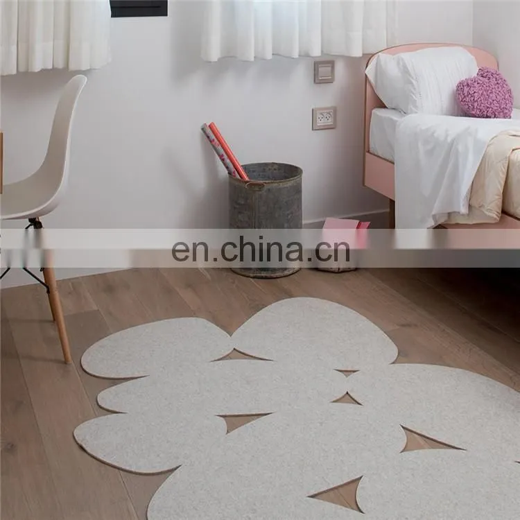 Eco Friendly Boho Cut out Modern Design Contemporary Bedroom Rug