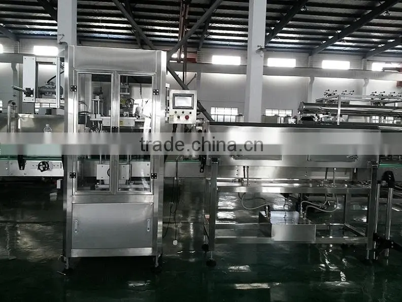 auto sleeve and steam shrink label machine