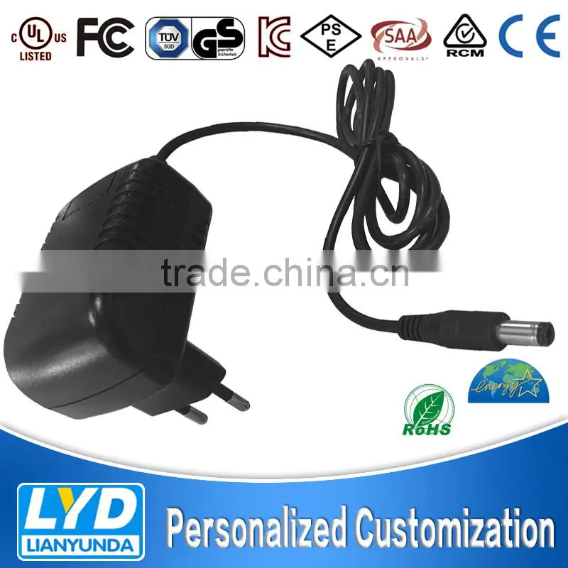 Safety standard power adapter 12V 1A for Digital communication