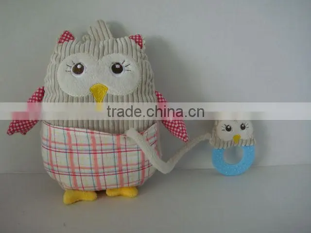 soft plush owl stuffed toy/stuffed owl toy