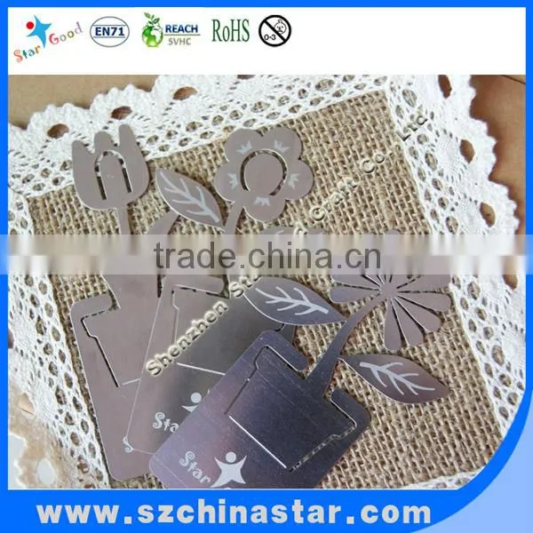 Tin box with shapes paper clip