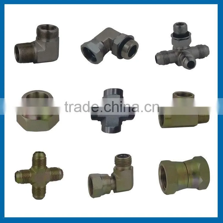 OEM SAE hydraulic male elbow pipe weld pipe 6801-06-08