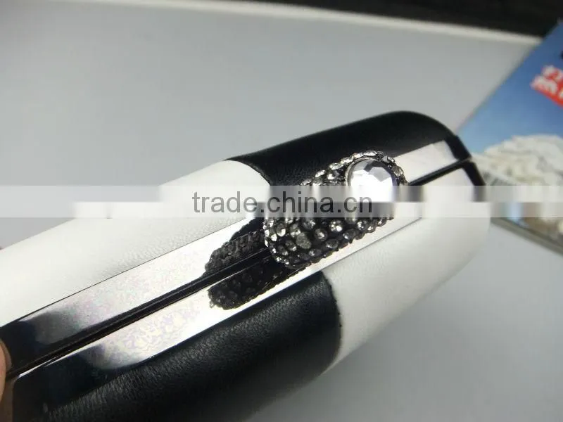 NEW Top Quality Black And White Match Minaudiere&Jewelry Box Cultch Bags