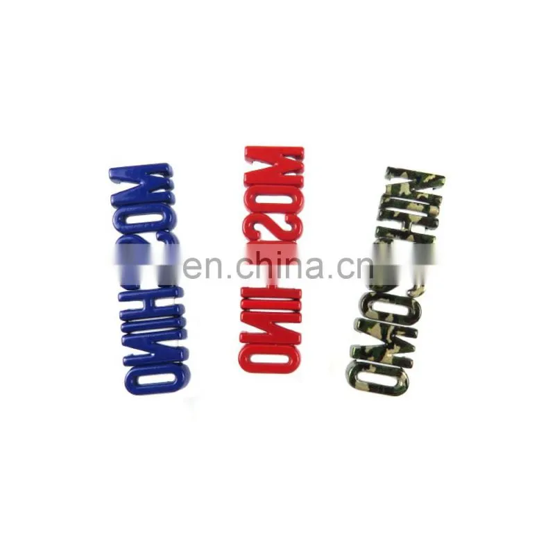 2021 Customization High Quality Different Colors Metal Alphabet DIY Letters Handbag Metal Logo Letters
