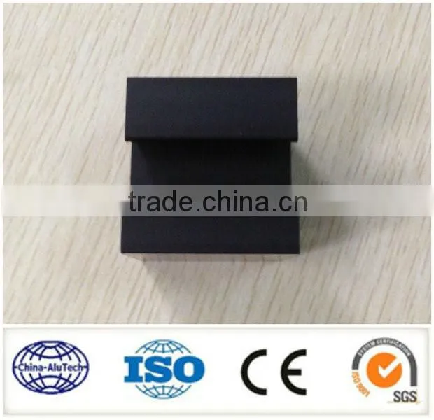black short anodized drilling hole aluminum parts