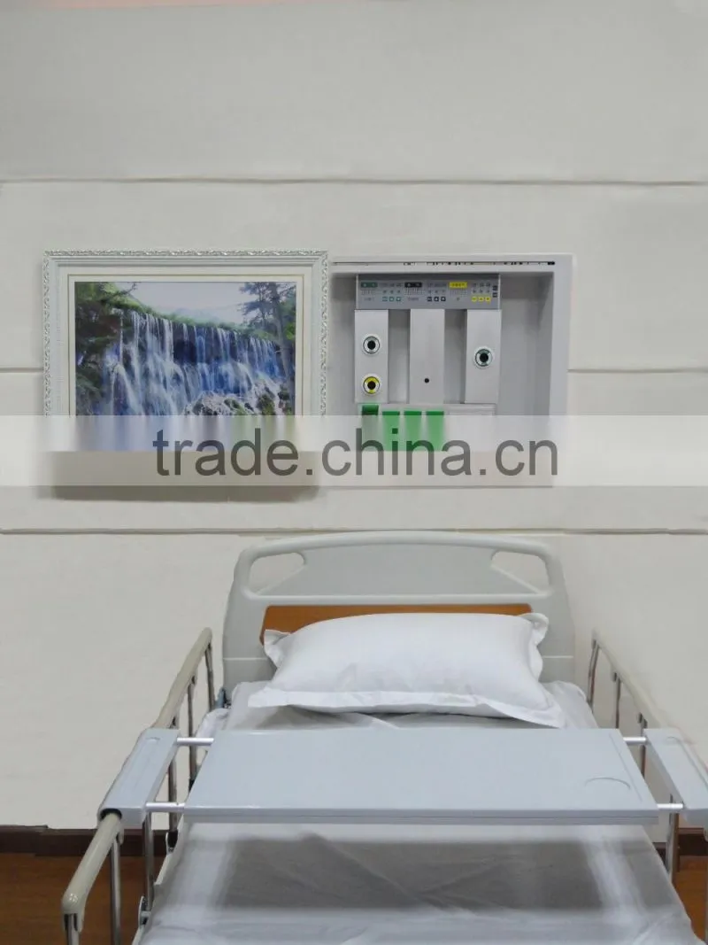 Picture type medical hospital bed head supply units for gas supply system
