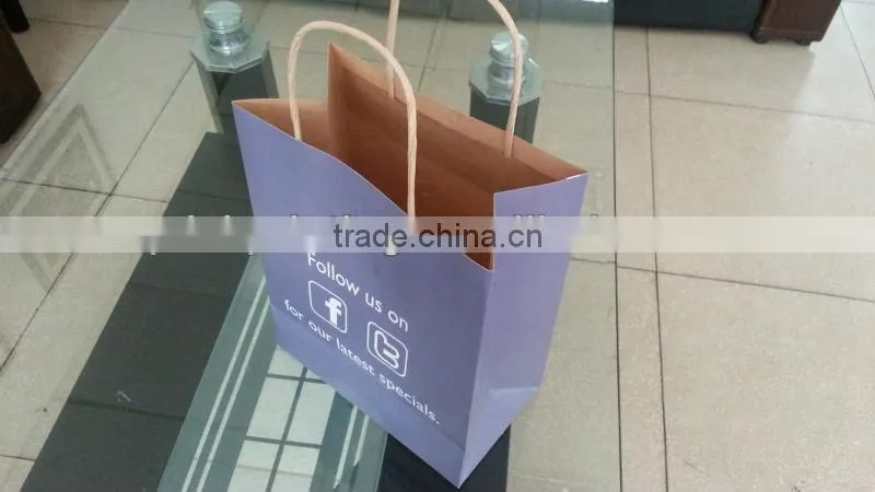 2015 Low cost & fashion paper bag printing