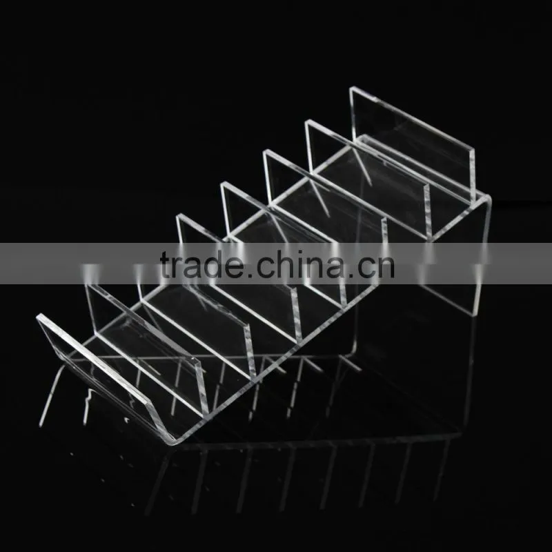 Acrylic Step Wallet Display Stand Purse Display Wallet Holder purse holder