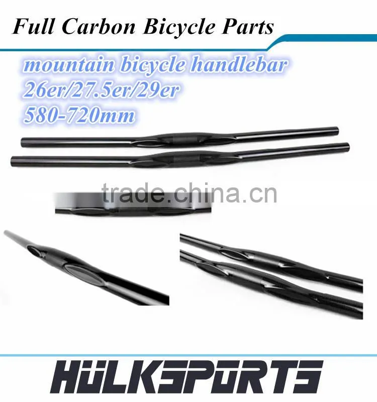 Toray T700 full Carbon 580-720mm mountain bicycle handlebar 26er/27.5er/29er MTB handlebar
