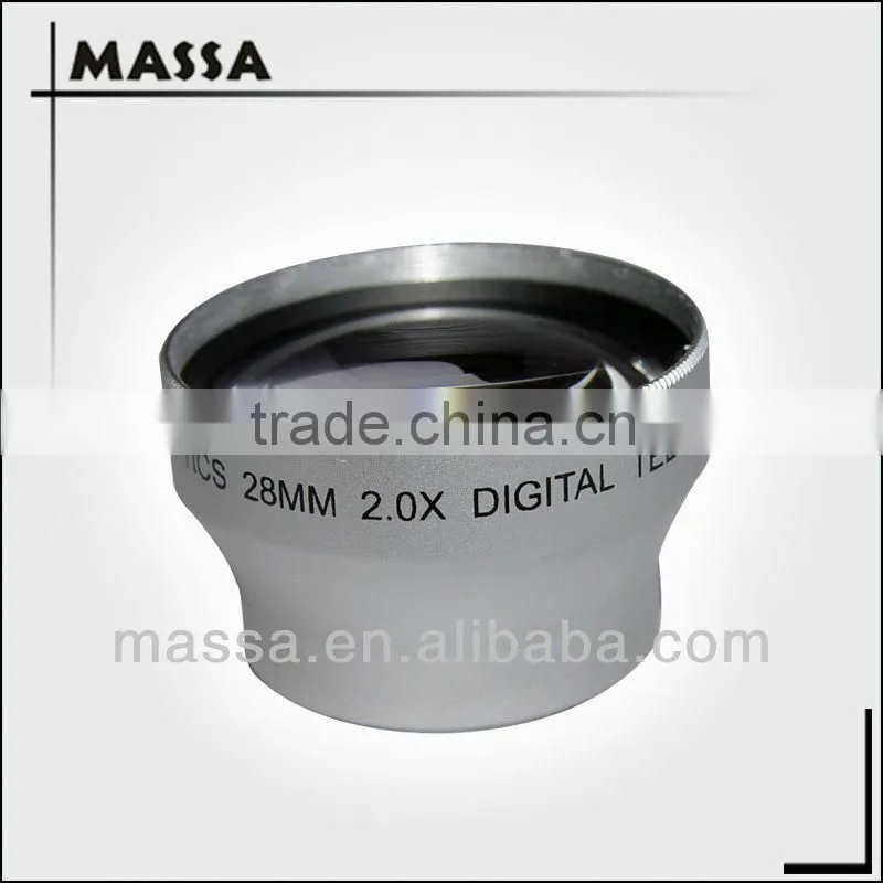 37mm 2.0x Telephoto lens in Silver color 827
