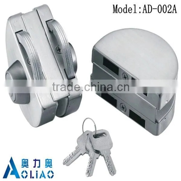 Hot sale AD-002A stainless steel glass door lock