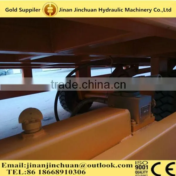 Adjustable and movable hydraulic loading container dock ramp by manual or motor for houseware