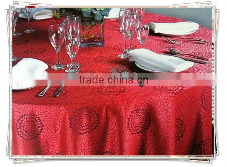 100% polyester table cloth factory used