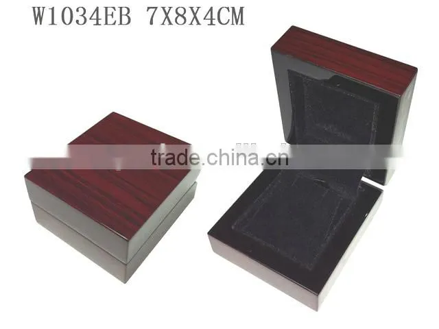 W1034ES Elegant Lacquer Earing Woonden Gift Packaging Box Velvet Lining