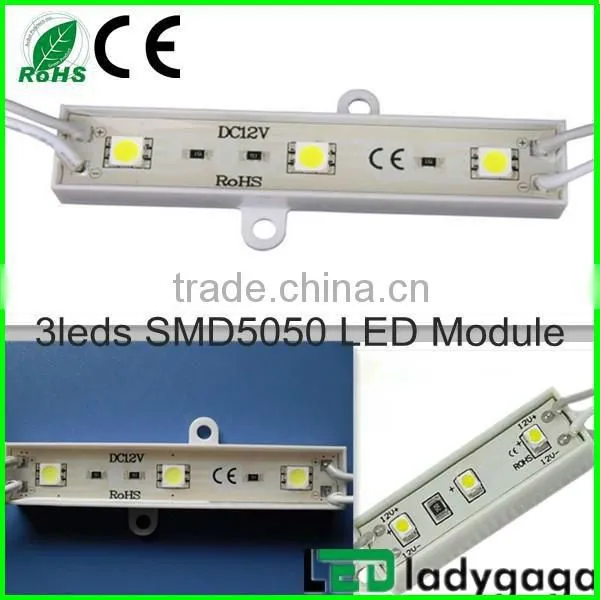 2012 Most Popular SMD 5050 Led Module DC12V, 0.72W, stadium led sign module
