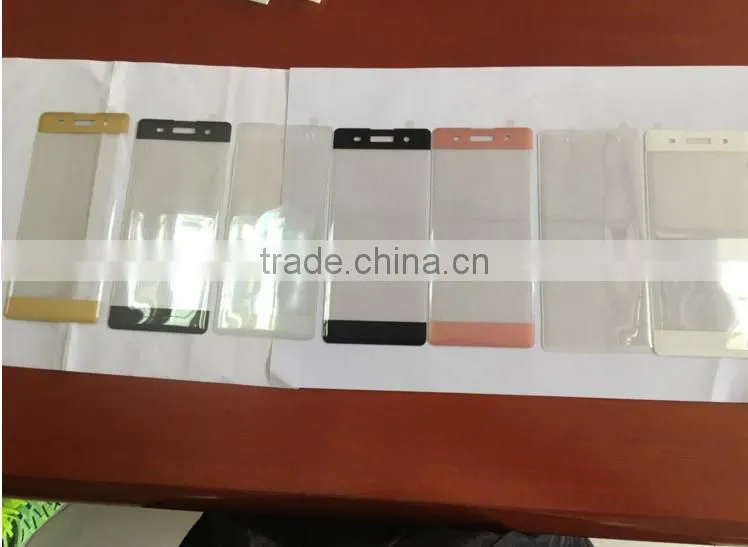 New premium 9H anti scratch 3D full cover tempered glass screen protector film for SONY XPERIA XA