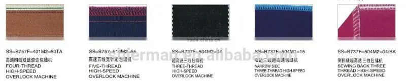 SunSir SS-B737F-504M1-15 High speed overlock sewing machine