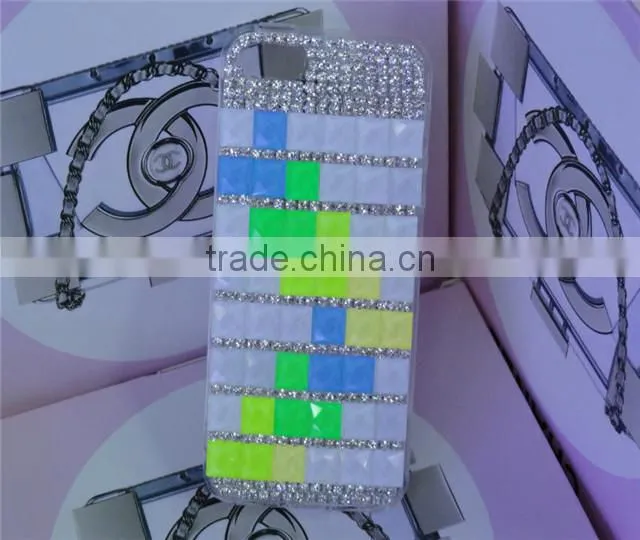 Diamond bling phone case For iphone 5 5S mobile phone accessory