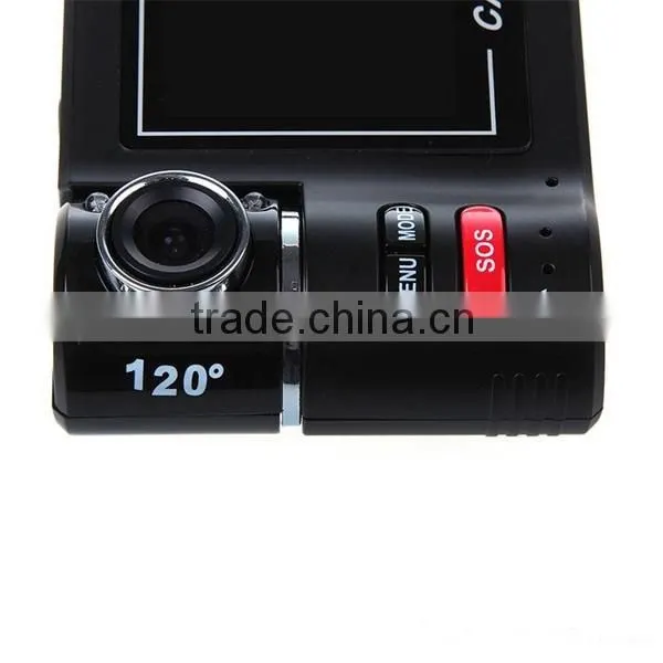 120 Degrees Car DVR Car Black Box F30 with Dual Lens 2.7" TFT LCD Screen car black box