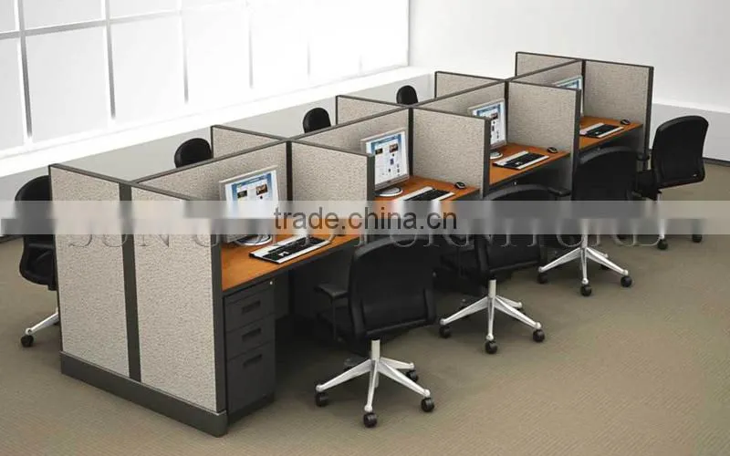 Modern 6-seat workstation, office partition ( SZ-WS001)