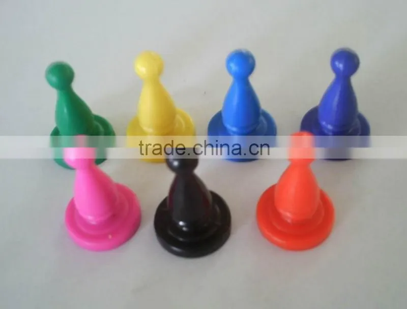 Multi Game Board Useing of Plastic Board Game Piece with Board Game Parts of Pawns