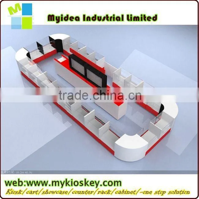 coin operated mobile/cell phone charging kiosk/station cell phone kiosk showcase