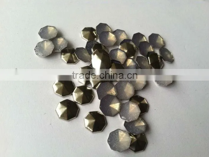 Pyramid square hotfix copper stud,antic brass pyramid studs