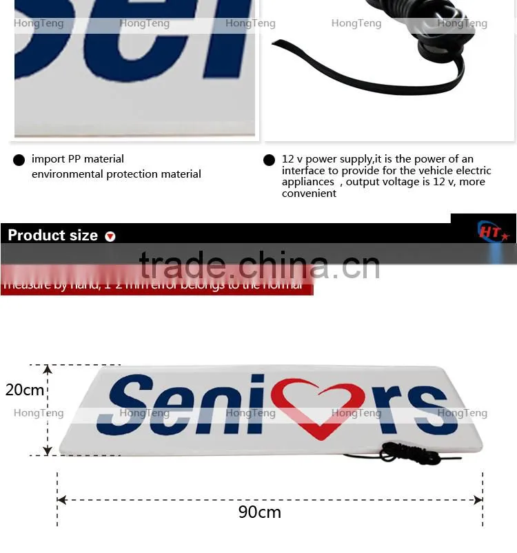 Led taxi top light box taxi top ads box slim taxi box