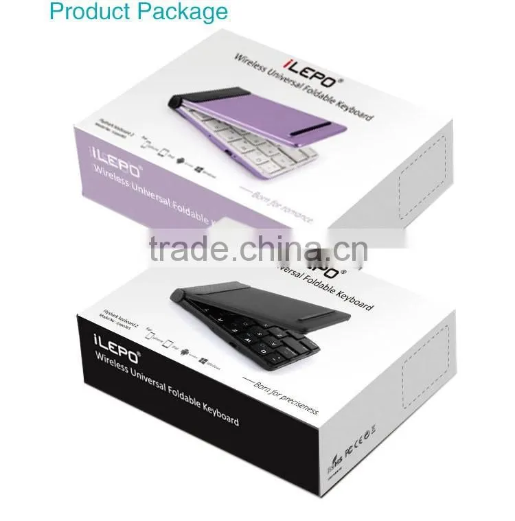 Flyshark iLepo 360 top sale mini wireless keyboard for android, foldable wholesale mini bluetooth keyboard for iphone 6