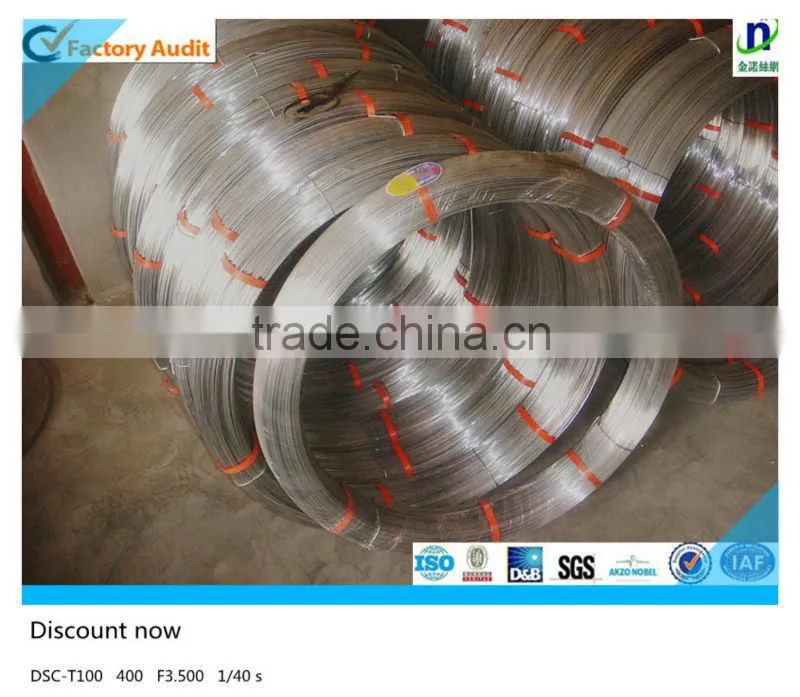2.4X3.0 Galvanized Oval wire