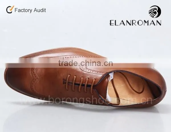 Hot sale genuine leather oxford shoes italian formal shoes manufacturer