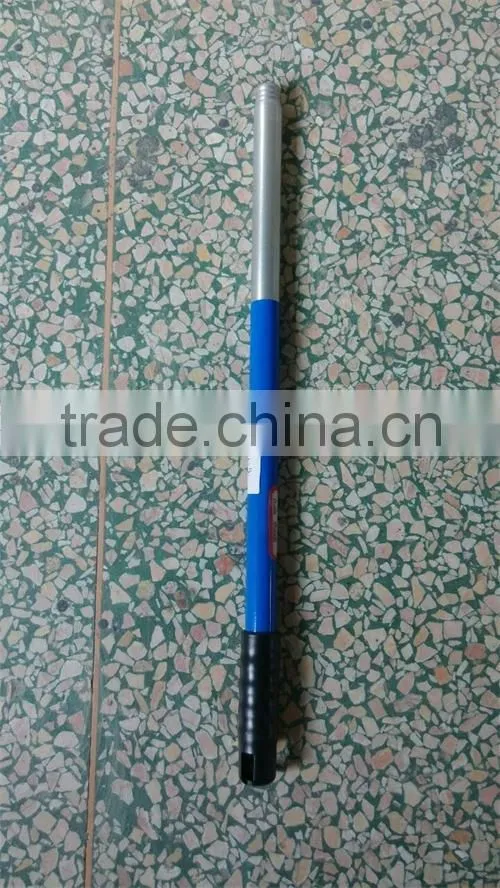 Aluminum extension pole with Italian thread head