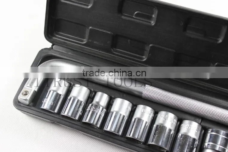 10PCS 1/2" Plastic box socket set 4010AABP GS KING TOOLS made in china