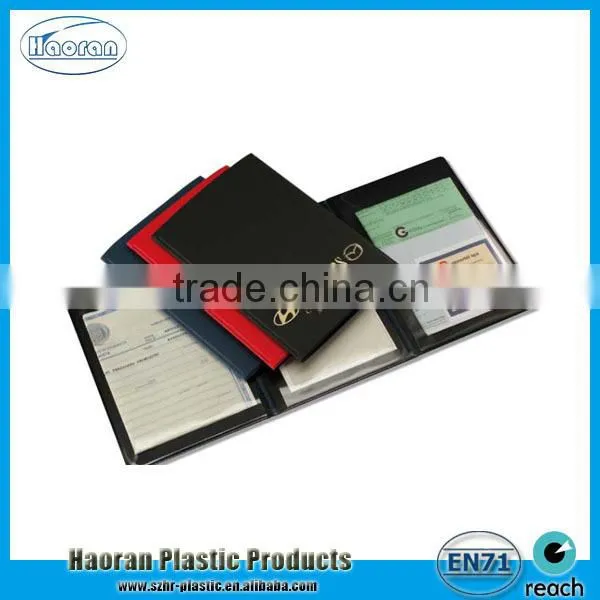 Personalized car registration wallet China suppliers