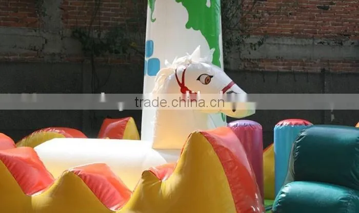 Hot sale inflatable arena bounce house garden bouncies inflate bounce horse for party