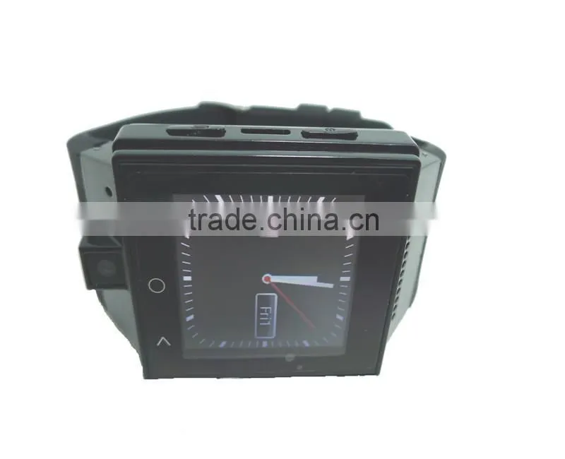 MTK6572 dual core android 4.4 3G WiFi sim card smart watch phone with GPS FM radio MP3 MP4