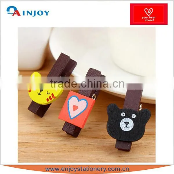 wooden memo clip holder memo clip