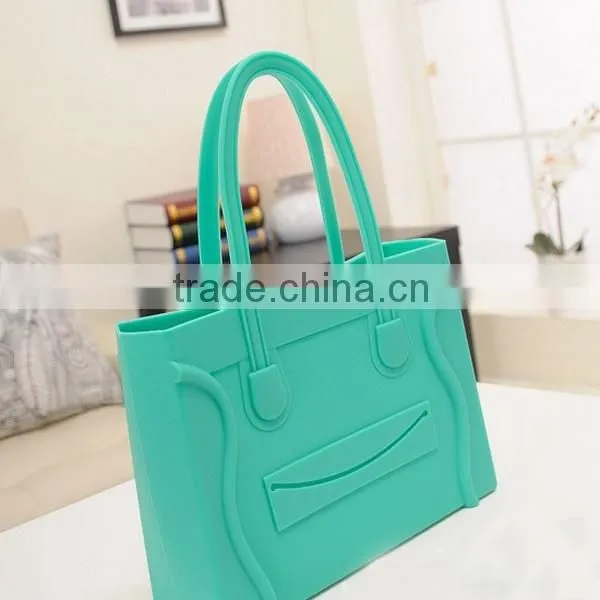 Silicone Tote bag,Lady's Silicone Beach Bag,Gummy Tote