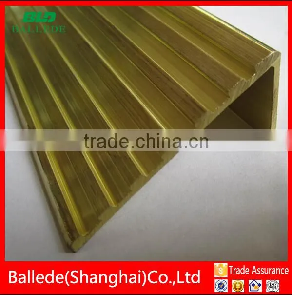 Shanghai Extruded Brass Decorative staircase treads